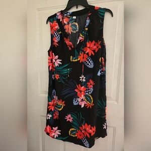 Old Navy Womens Pullover Summer Floral Sleeveless dress M